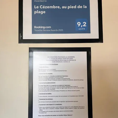 Lejlighed Le Cezembre, Au Pied De La Saint-Malo